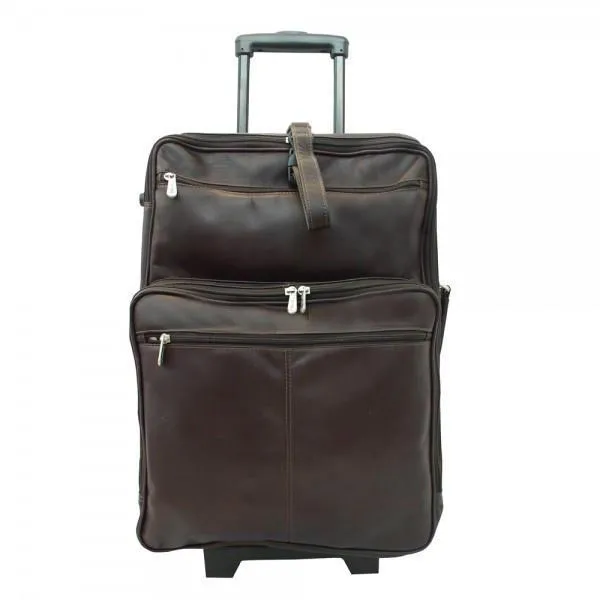 Piel Leather 22" Wheeled Traveler