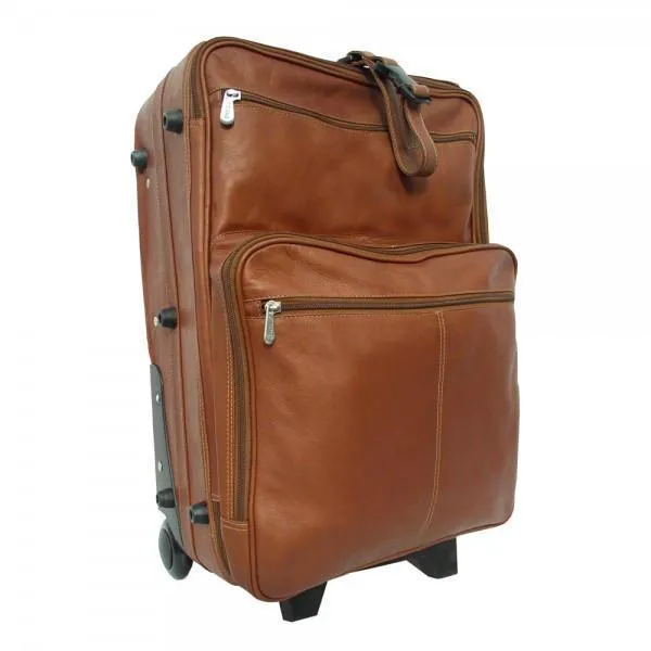 Piel Leather 22" Wheeled Traveler