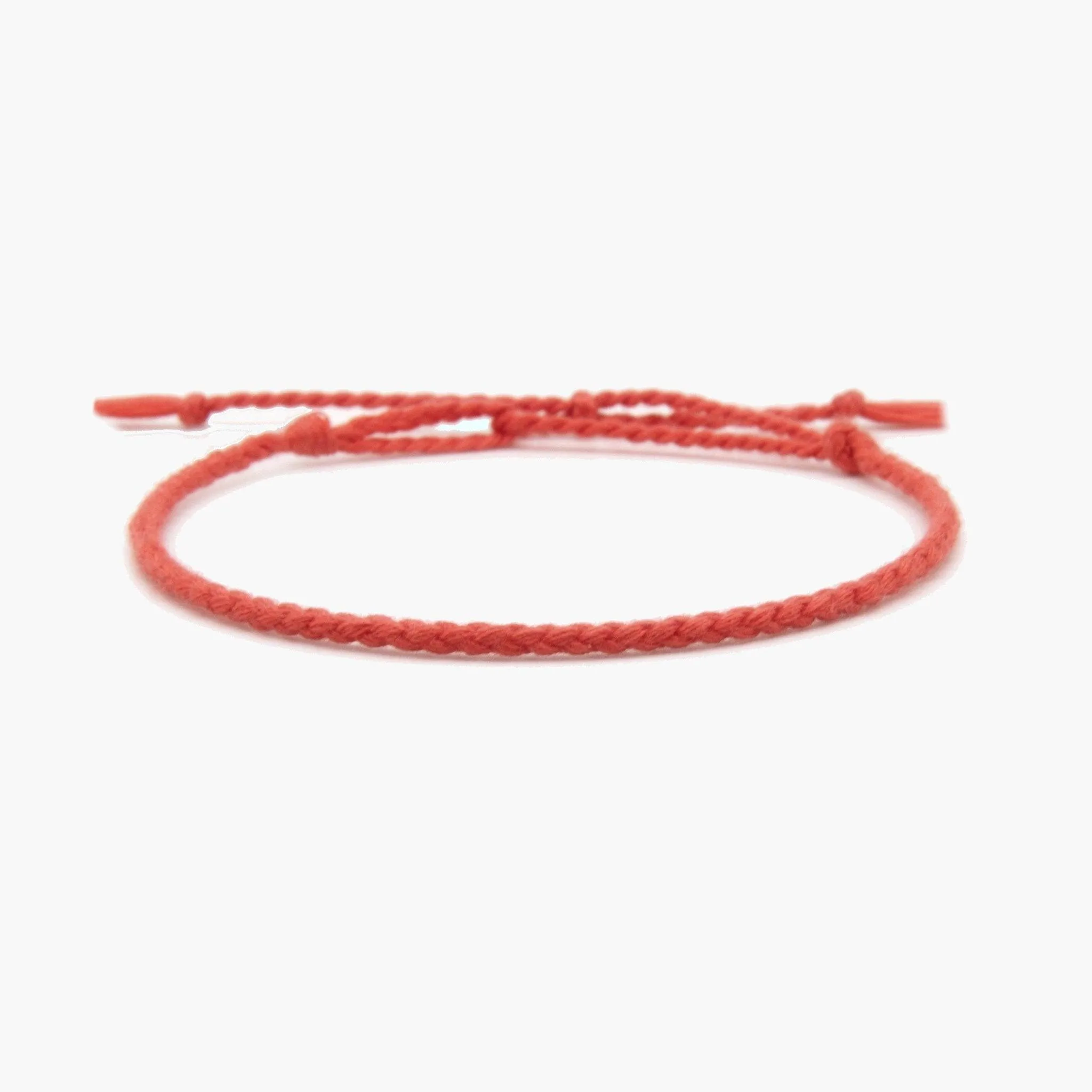 Pranayama Cotton Bracelet (Temple Red)