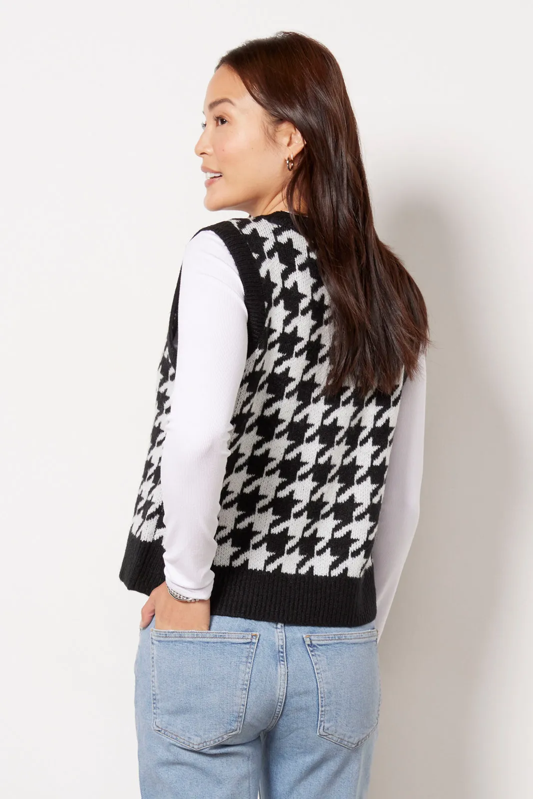 Renee Houndstooth Tank