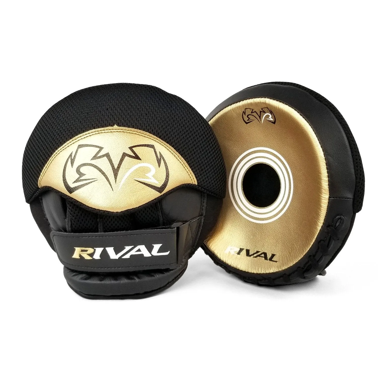 RIVAL RPM5 PARABOLIC PUNCH MITTS - BLACK/GOLD