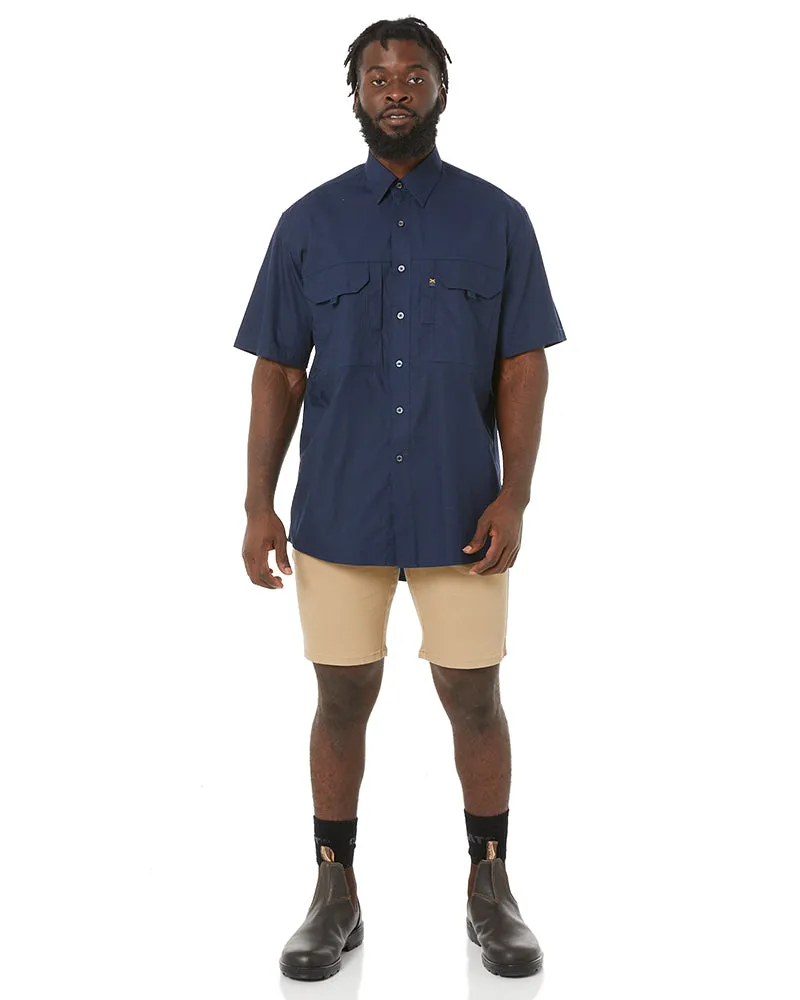 RMX Flexible Fit Utility SS Shirt - French Navy