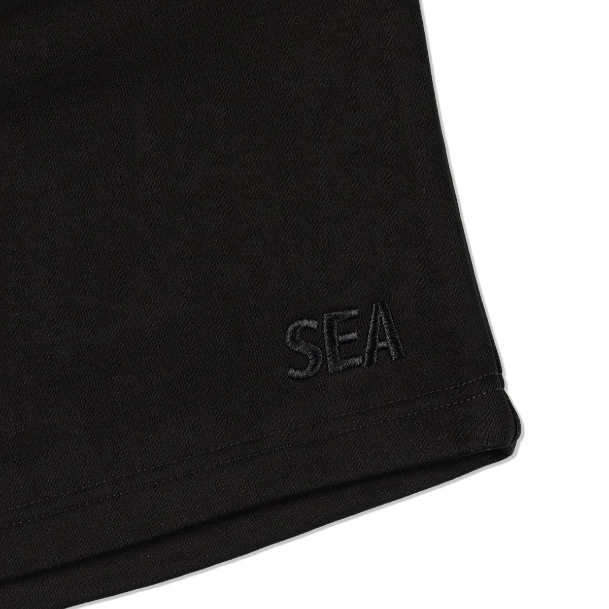 SEA SWEAT WIDE SHORT / BLACK