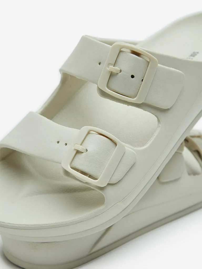 SOLEPLAY Ivory Double Band Flip-Flop