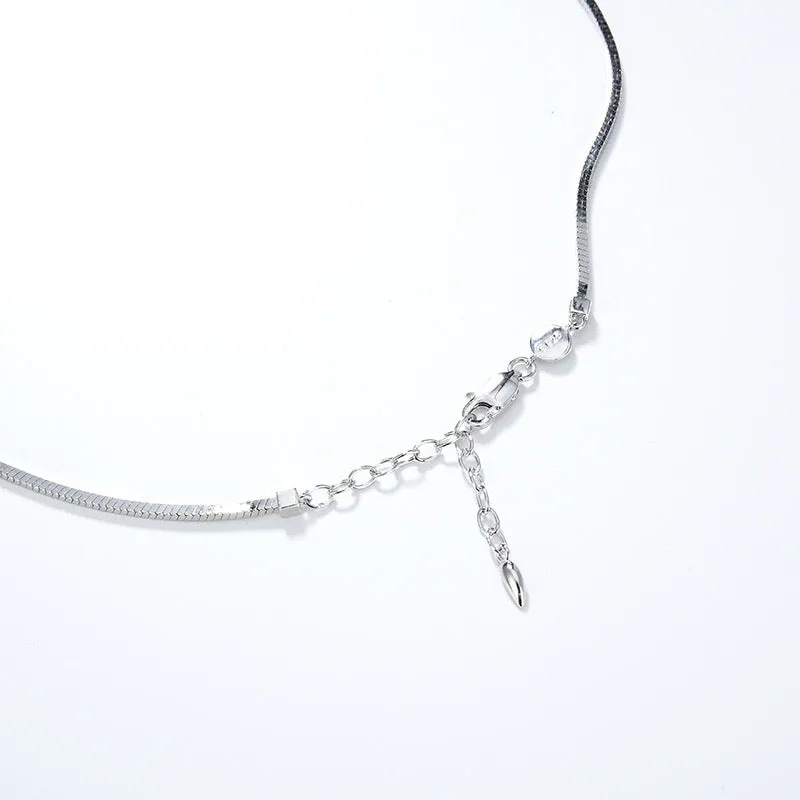 Stackable Snake Bone Chain Necklace