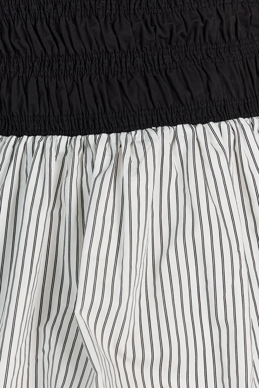 STOCKHOLM STRIPE SILK BLEND DRESS