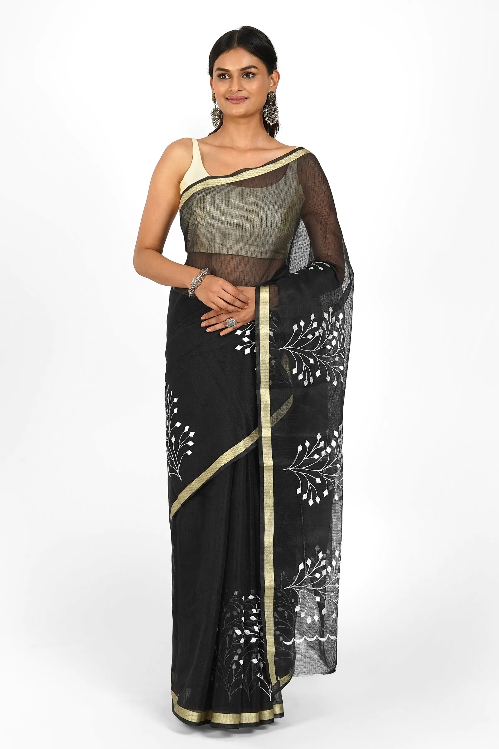 Teejh Avani Kota Embroidered Saree