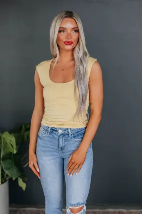 Tessa Basic Top - Daffodil