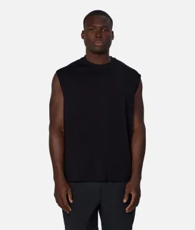 The Freeman Sleeveless Tee - Black