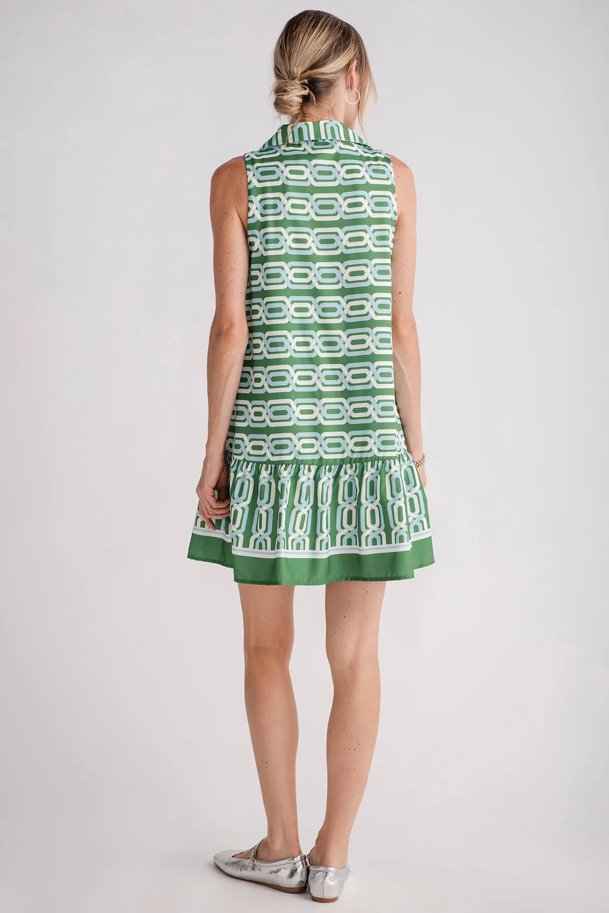 THML Sleeveless Printed Dress