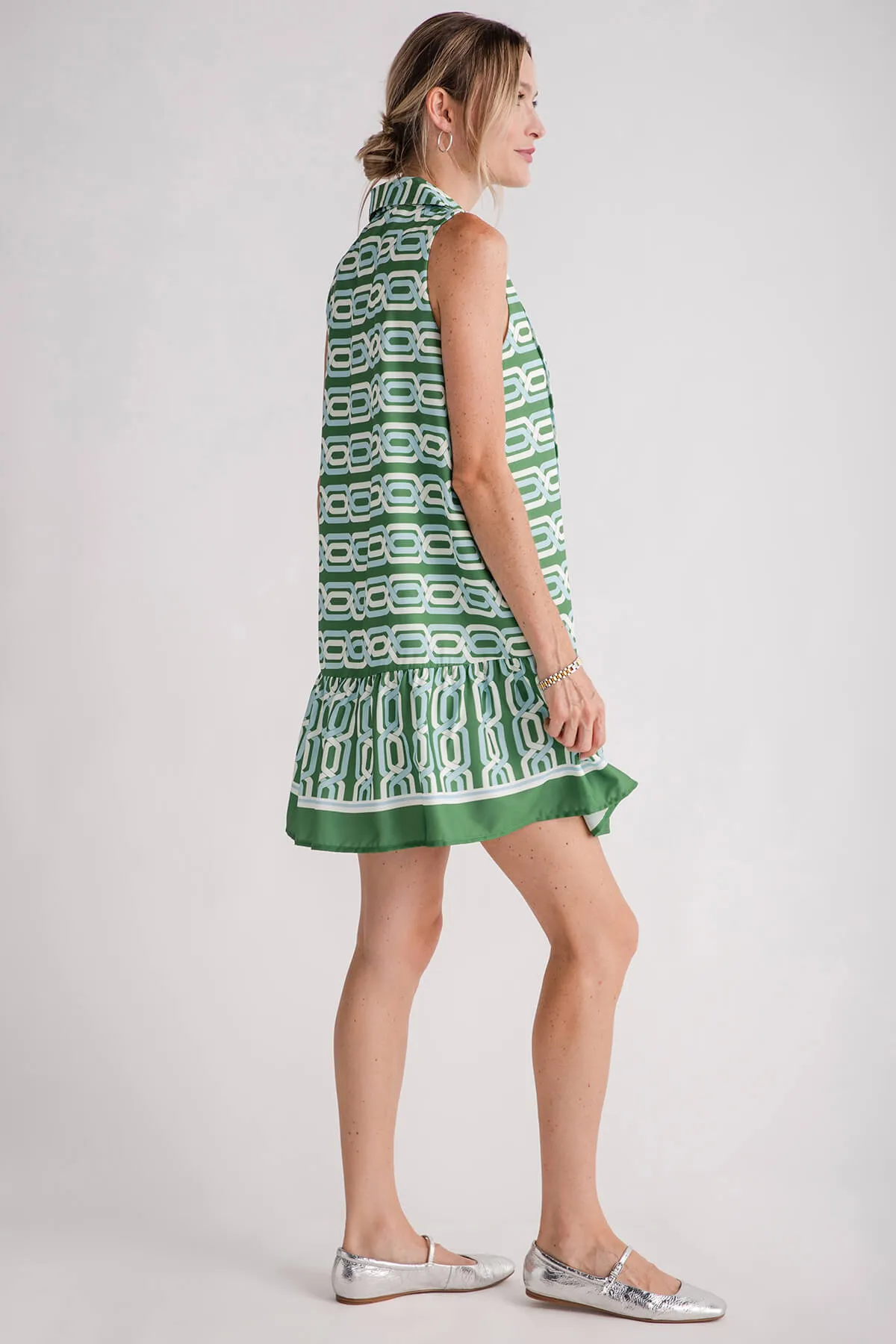 THML Sleeveless Printed Dress