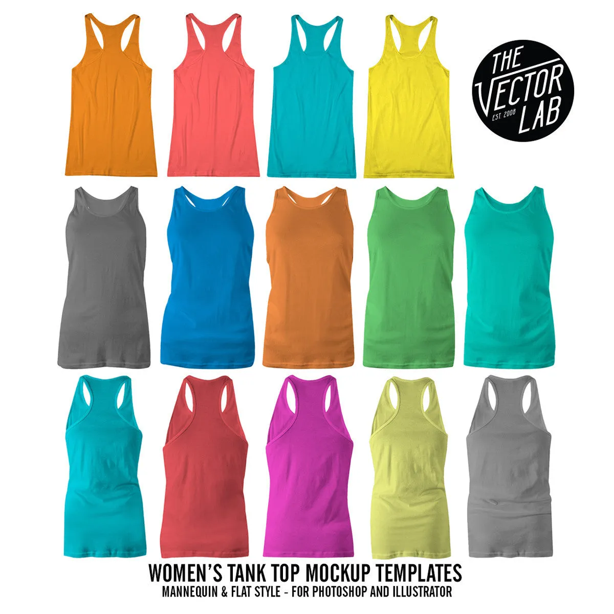 Women's Apparel Mockup Templates Bundle