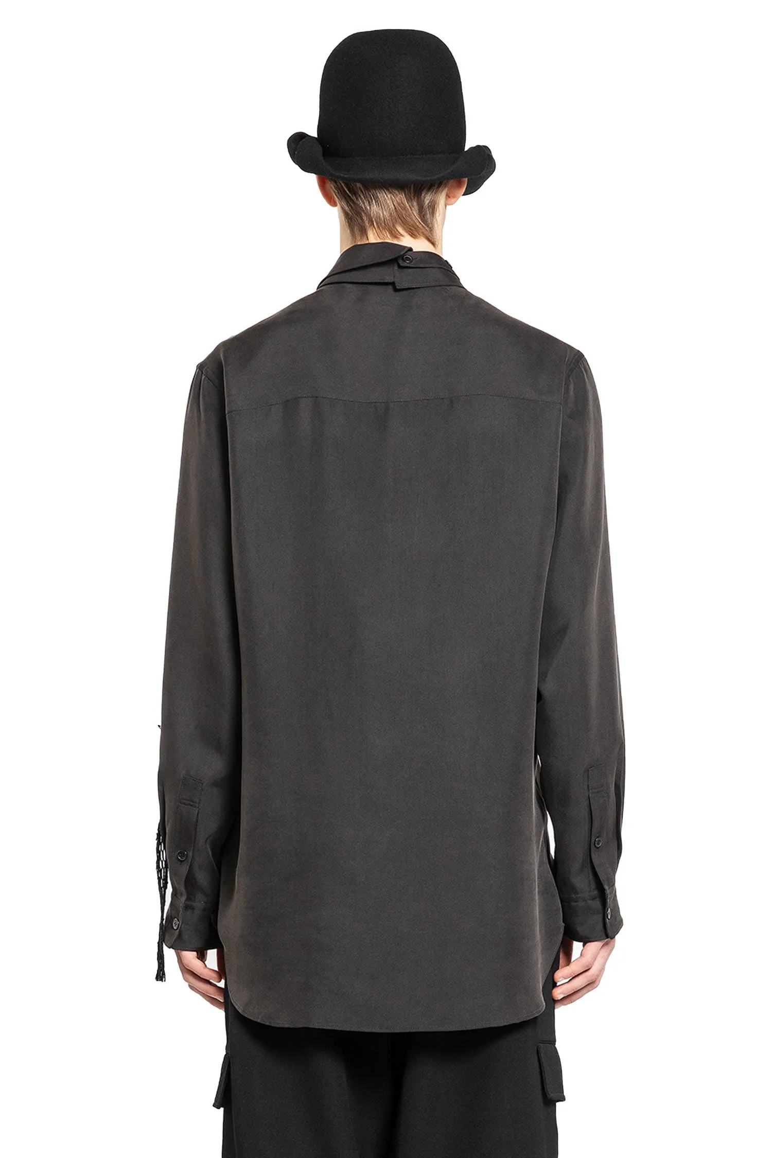 YOHJI YAMAMOTO MAN GREY SHIRTS